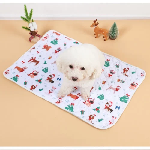 Christmas mat reuseable dog cat pad