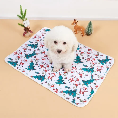 Christmas mat reuseable dog cat pad