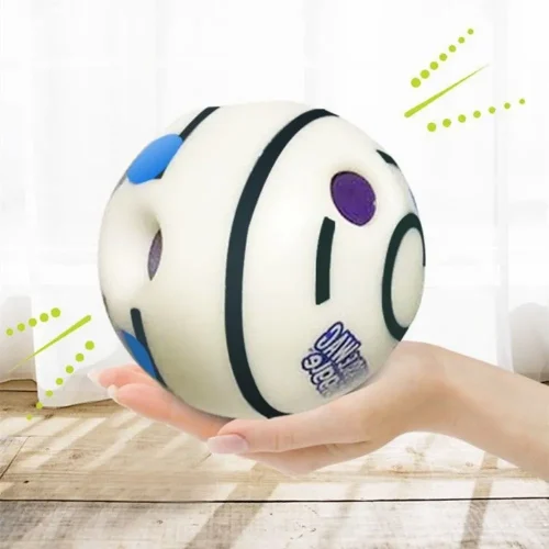 white color sound ball toy