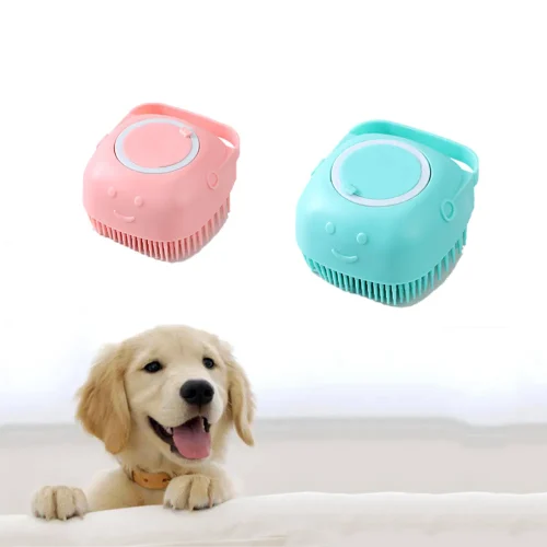 sillicone bathing foam shampoo massage brush
