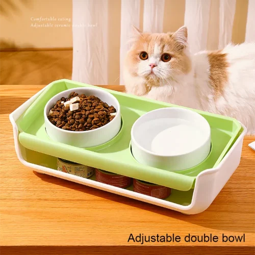 adjustable double bowl