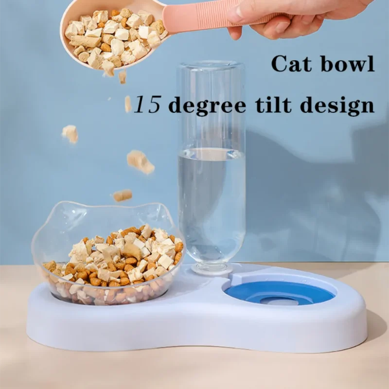 cat bowl 15 degree tilt design