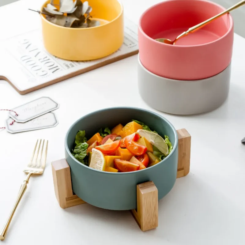 pet ceramic container food bowl water feeder