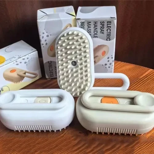 clean hair removal spray massage brush package
