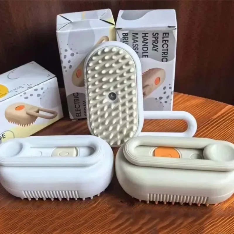 clean hair removal spray massage brush package