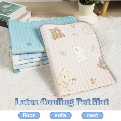 latex cooling pet mat floor sofa nest can be used