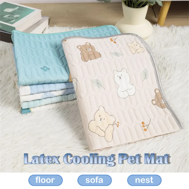 latex cooling pet mat floor sofa nest can be used
