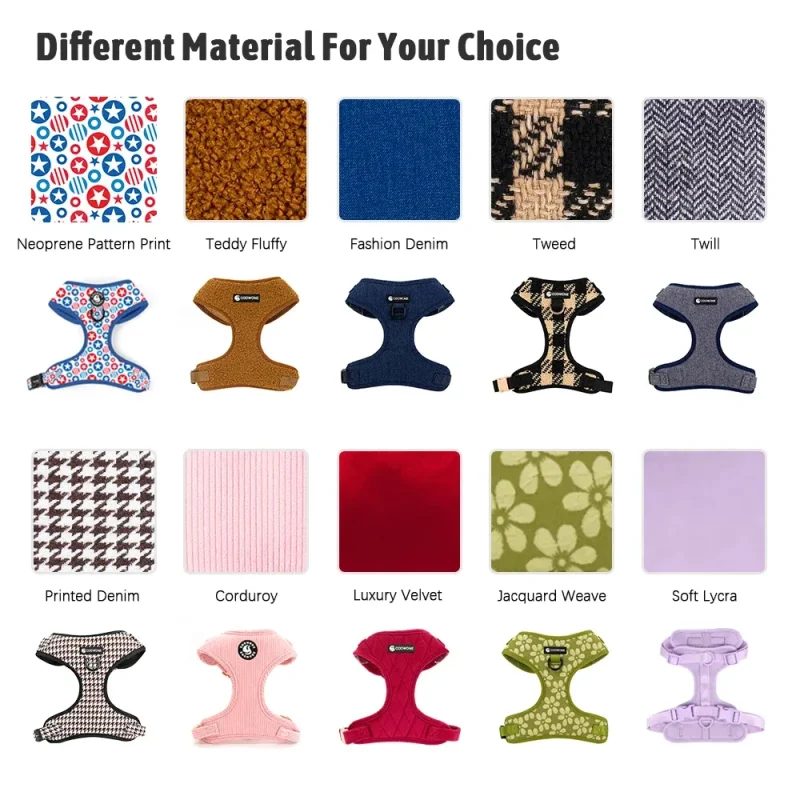 different material for your choice