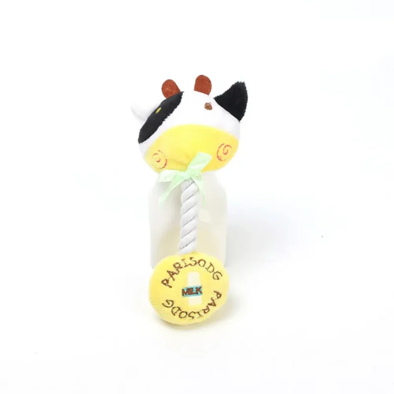 saueak chew rope toy caw