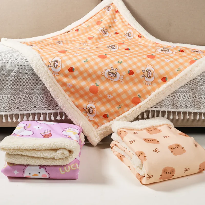 fluufy flannel soft warm custom logo pet blanket