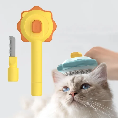 pet cleaning hair removal comb 2 in 1