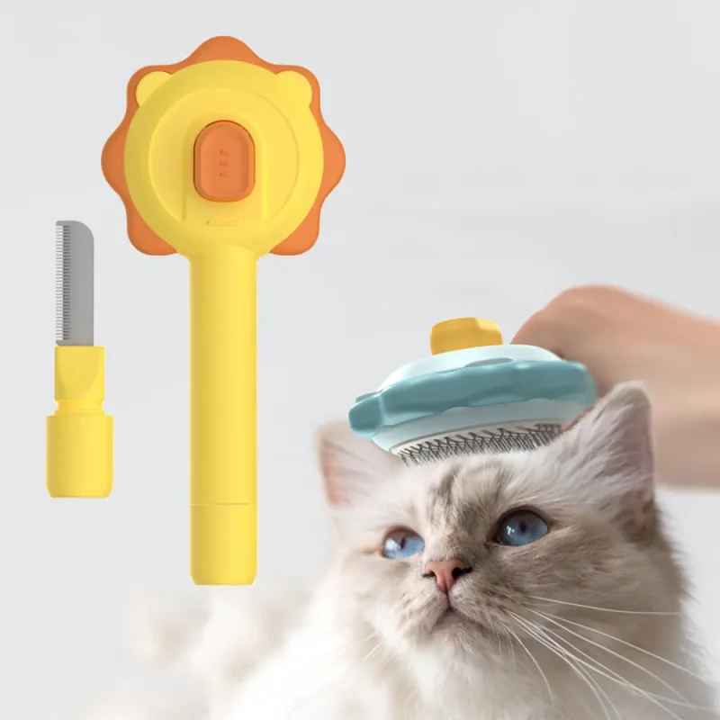 pet cleaning hair removal comb 2 in 1