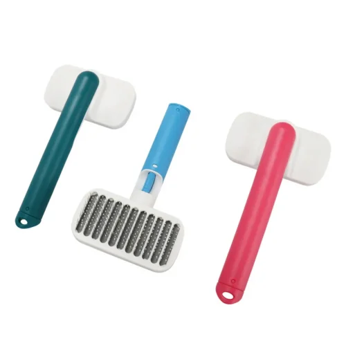 pet hair removal cleaning comb square shape three colors