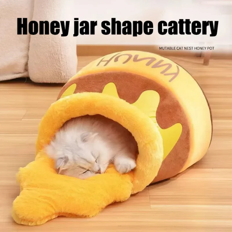 honey jar shape cattery