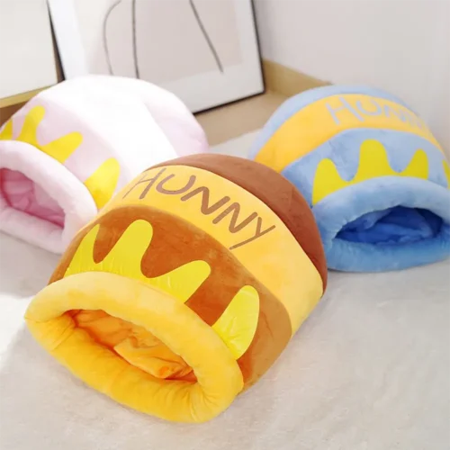 honey jar cat bed washable pet bed nest