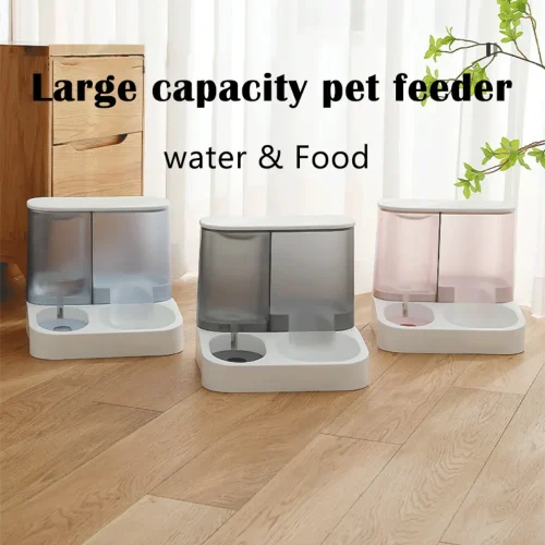 large capacity pet feeder