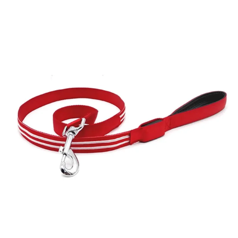 red leash with led light