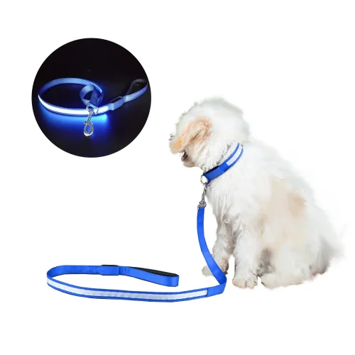 pet dog leash with led light