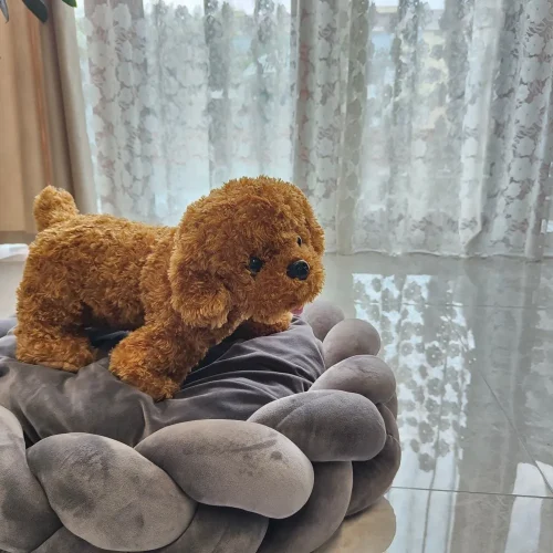 new design handmade kennl cotton braided dog round bed