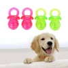 dog chew toys colorful pacifier shapes