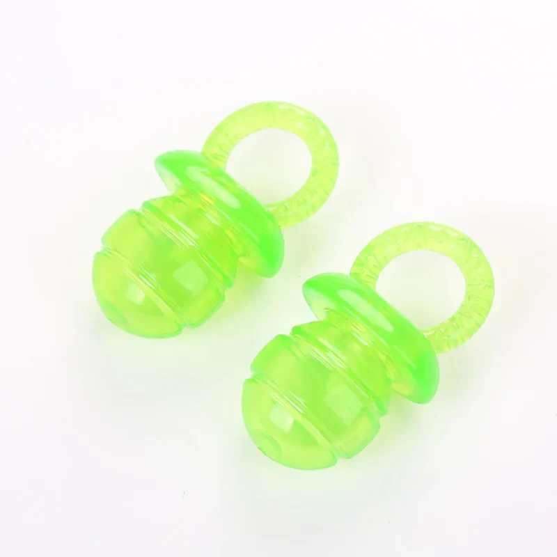 Colorful pacifier shapes chew toy
