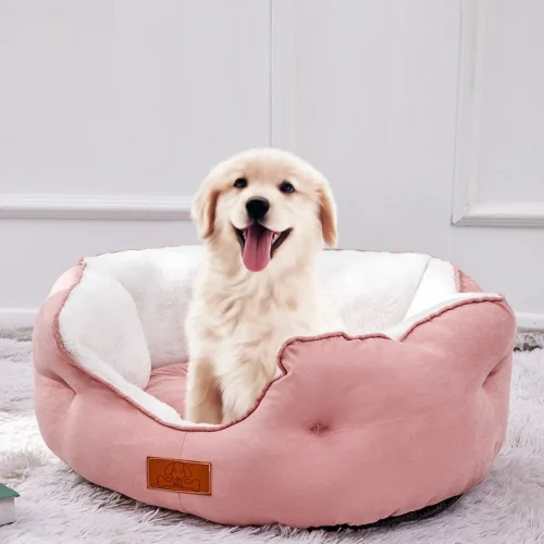 soft warm pet bed luxury cozy nest for dogs and cats