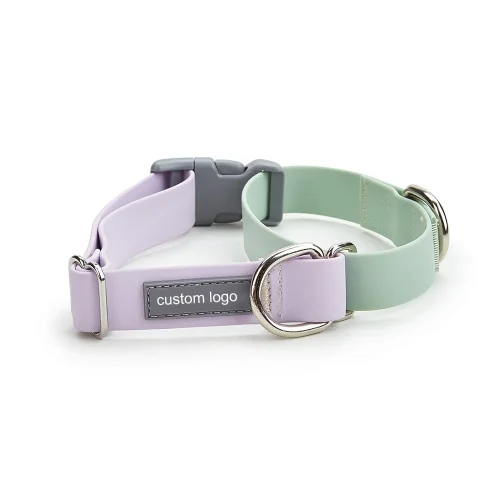 purple collar custom logo