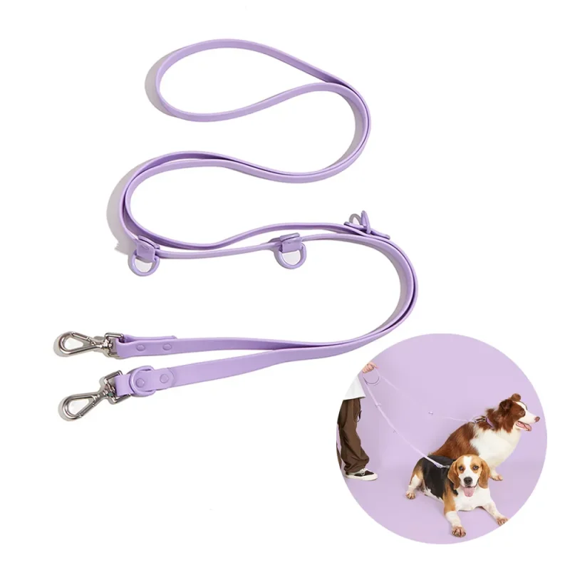 adjustable waterproof pvc long leash dog lead