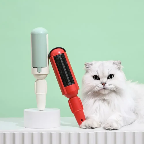 cat hair removal cleaning of floating lint brush cleaner