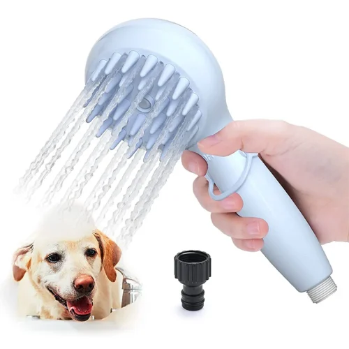dispenser shower spraver pet bath massage brush