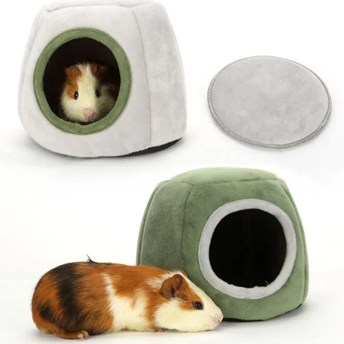 small animals cage cave guinea pig bed hedgehog house