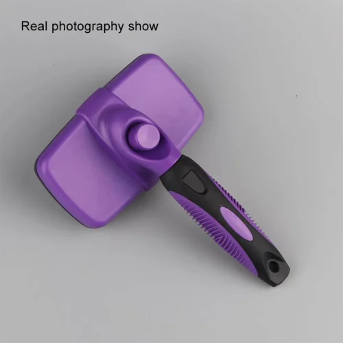 square grooming pet hair removal comb