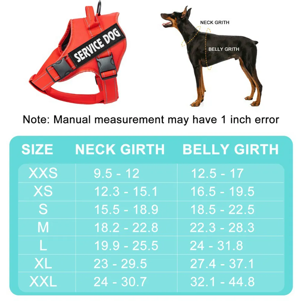 reflectove breathable adjustable pet outdoor dog vest harness size chart