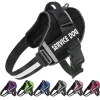 adjustable servise dog vest no pull harness multi-color option