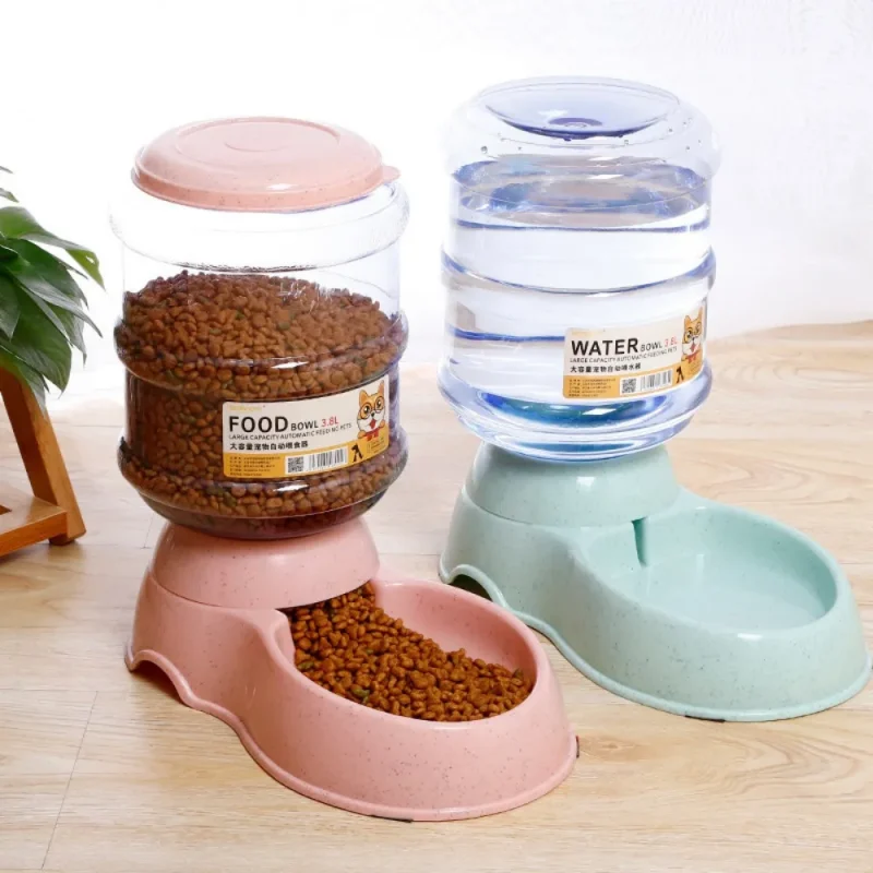large capacity multi-color water food pet deeder