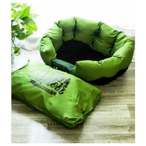 waterproof breathable orthopedic oxford fabric bolster pet sofa beds Removable liner