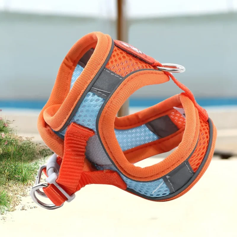 pet supplies catpulling rope vest reflective harness leash set