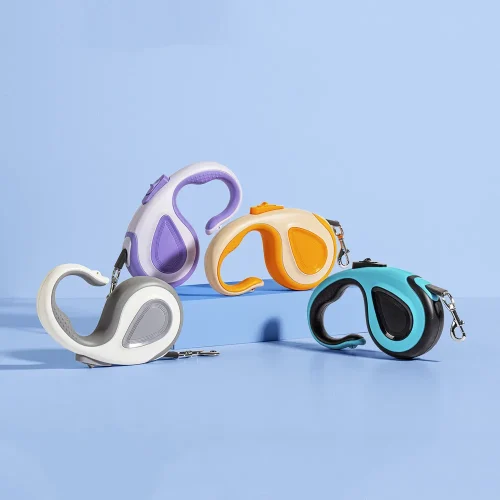 OEM Custom Automatic Retractable Nylon Dog Leash 5M