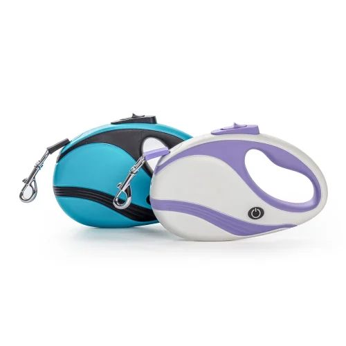 Retractable Dog Leash with LED Flashlight