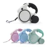 automatic retractable dog leash with flash light and dispenser