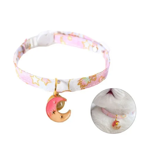 Cat Collars Quick Release Adjustable Kitten Collars with Bells