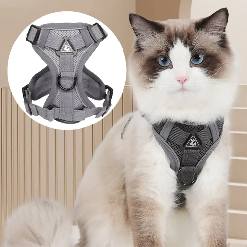 Cat Harness and Leash Set for Walking Escape Proof
