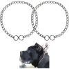 Silver Dog Chain Metal Pet Necklace Collars