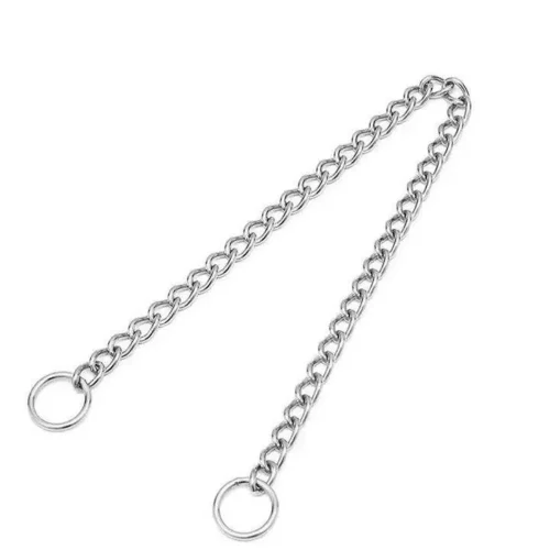 Silver Dog Chain Metal Pet Necklace Collars
