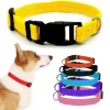 Basic Nylon Dog Collar Cute Colors Adjustable Collar