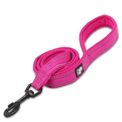 turelove reflective dog leash puppy walking lead rose red color