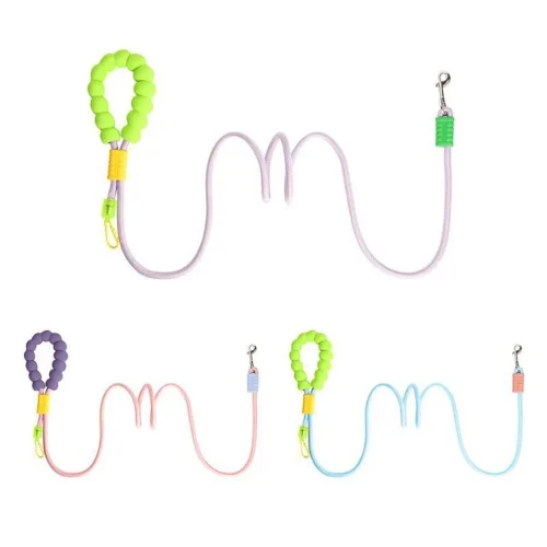 Dog Leash can be Worn Cross-Body with Cloud Foam Cotton Handle