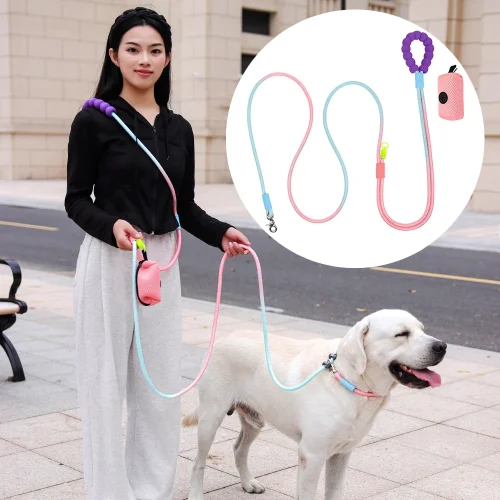New Design Custom Luxury Multiple Colors Jogging Leash Dog Lead
