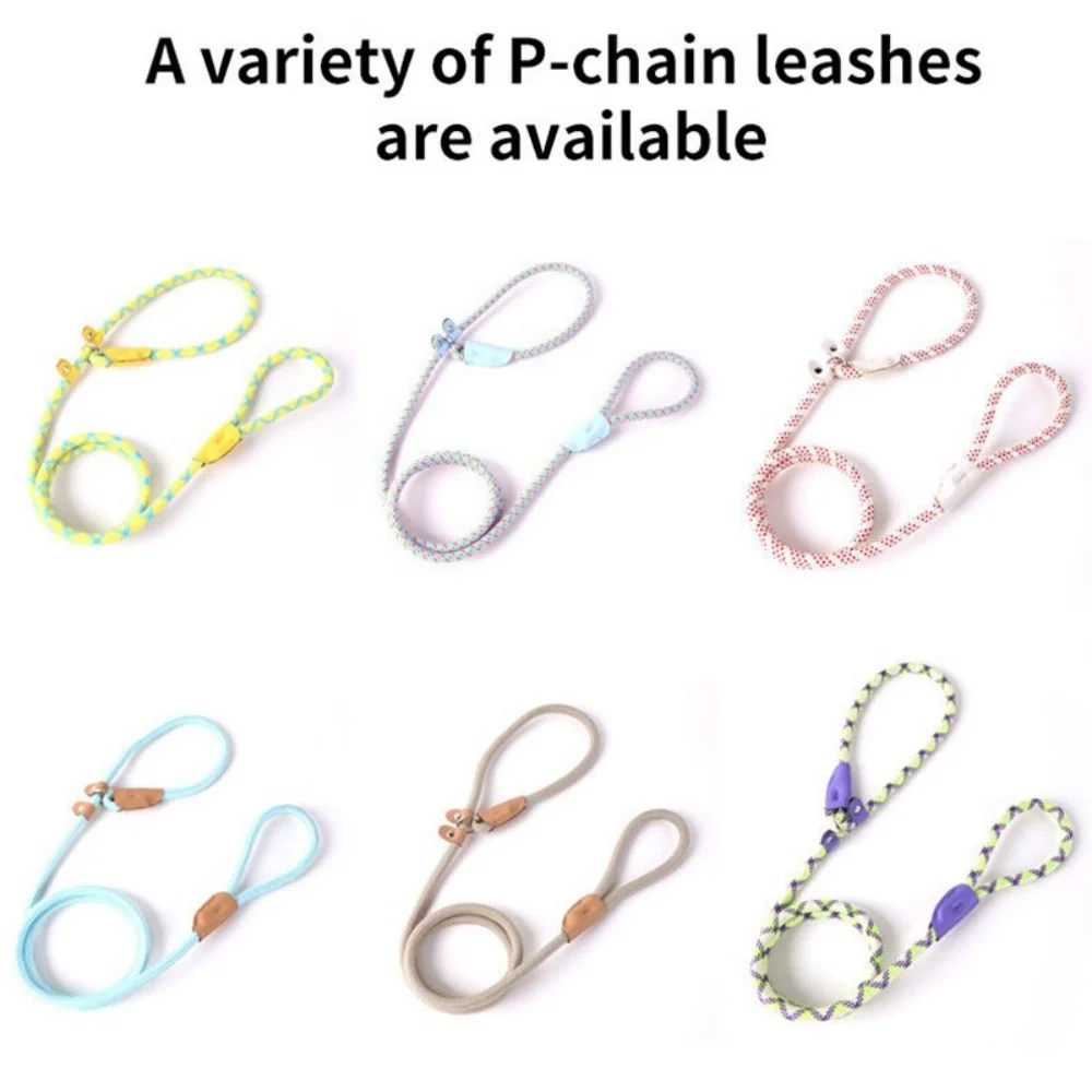 A variety of P-chain leashes are available