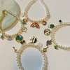 Dog Cat Pearl Collar with Necklace Accessories